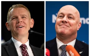 Chris Hipkins and Christopher Luxon