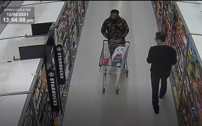 Ahamed Samsudeen visiting the New Lynn Woolworths about a month prior to the attack.