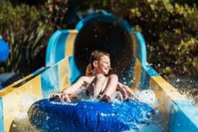 There are four waterslides at Hanmer Springs.