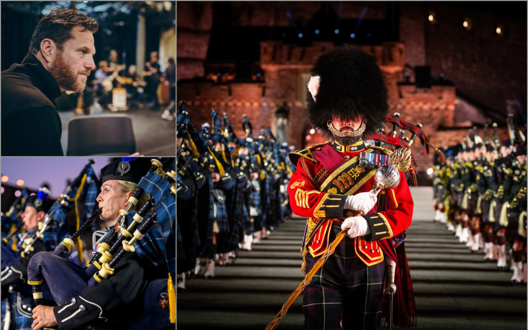 Images of Alan Lane and the Edinburgh Military Tattoo.