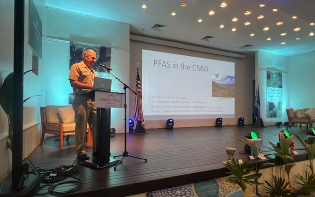 Travis Spaeth, chief engineer and safe drinking water program manager at the CNMI Bureau of Environmental and Coastal Quality.