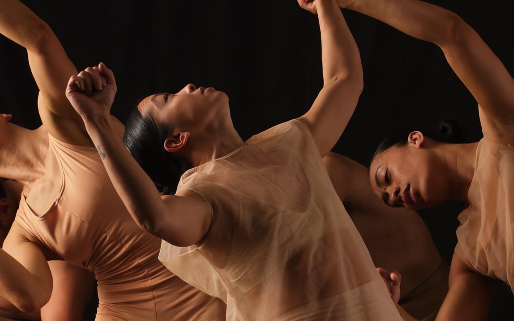 Black Grace dancers performing in If Ever There Was A Time.