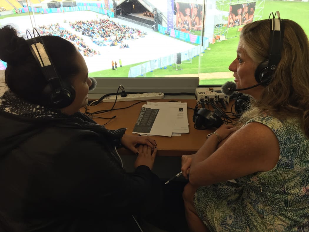 Justine Murray and Kathryn Ryan live from Te Matatini