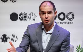 Ilya Sutskever, Russian Israeli-Canadian computer scientist and co-founder and Chief Scientist of OpenAI, speaks at Tel Aviv University in Tel Aviv on June 5, 2023. (Photo by JACK GUEZ / AFP)