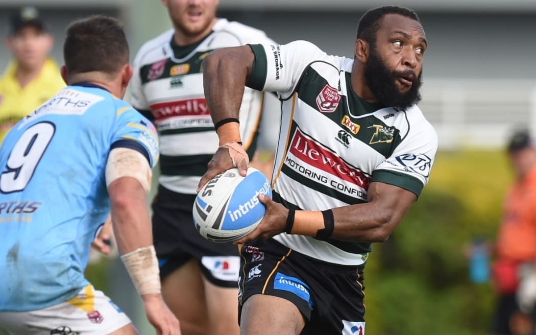 Sebastian Pandia on the charge for the Ipswich Jets.