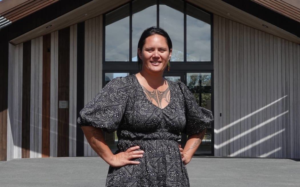 Te Rūnanga o Whaingaroa chief executive Bree Davis. Photo: RNZ / Peter de Graaf