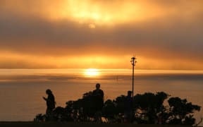 Sunrise at Waitangi.