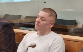 Kayden Stanaway during his sentencing on Wednesday.