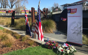 9/11 memorial in Christchurch.