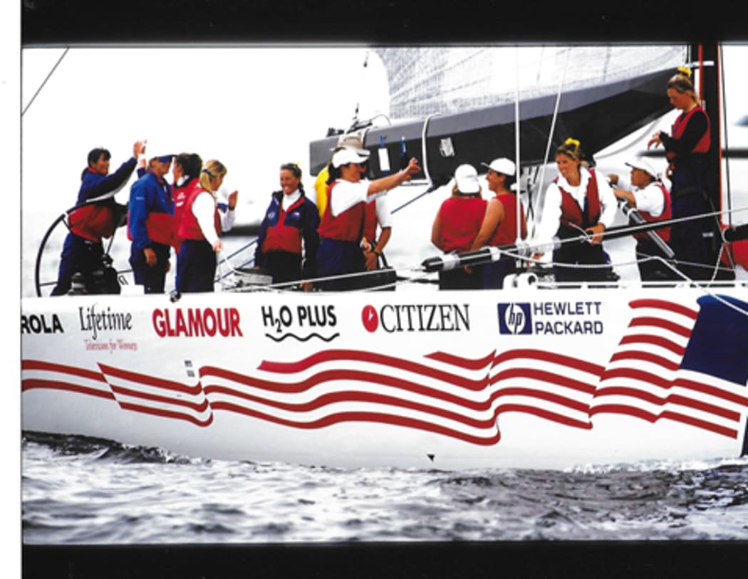 The all-woman crew onboard Mighty Mary.