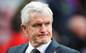 Mark Hughes Manager of Stoke City.