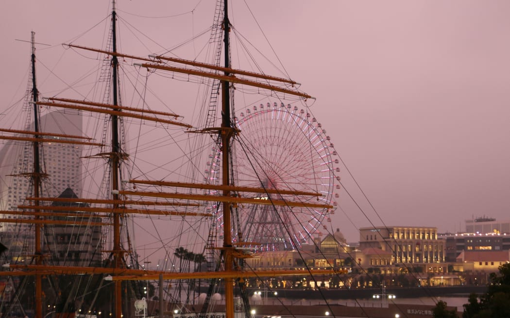 Yokohama port.