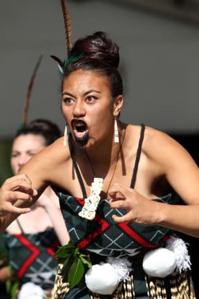 Papakura High School students perform at the festival.