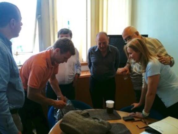 The Formary reviewing samples with its Italian supply chain, Prato Italy