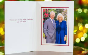 The King and Queen's official Christmas card.