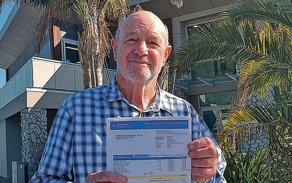 Commercial property owner Clive Wickham was not impressed with his rates bill from Whakatāne District Council for his Commerce Street building that showed a 25.5 percent increase since last year.