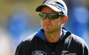 The New Zealand cricket coach Mike Hesson.