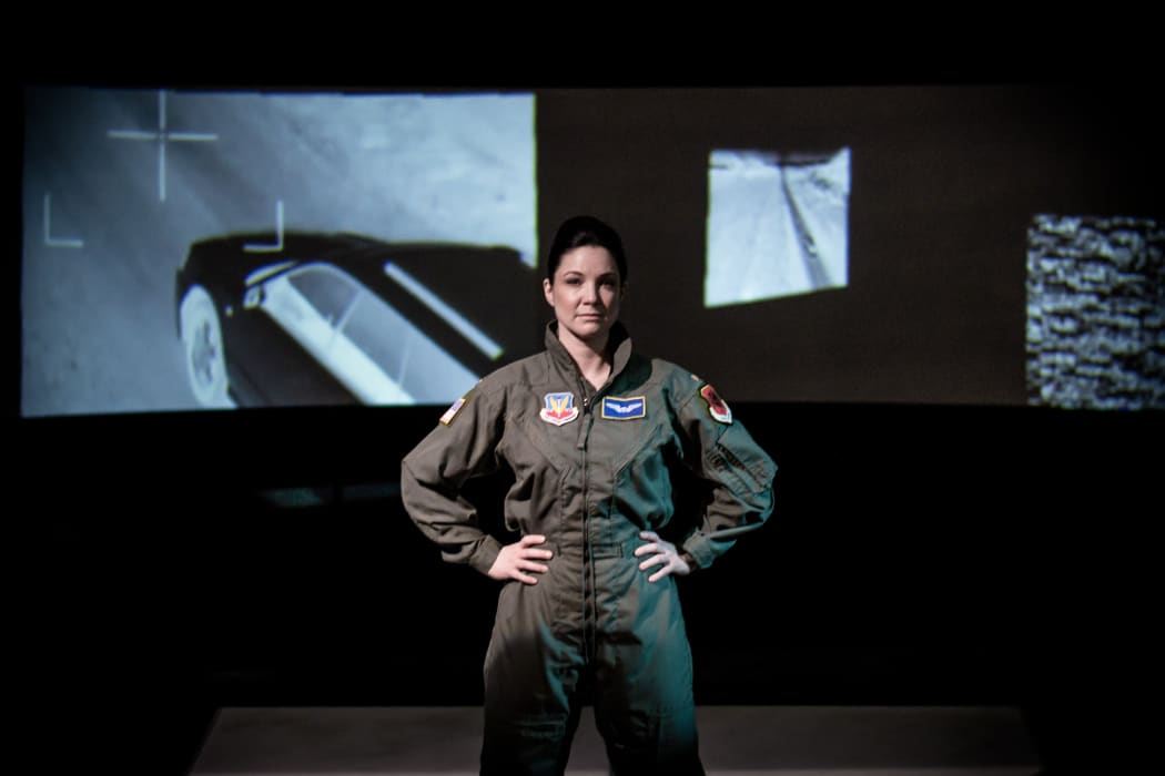 Actor Claire Chitham in Grounded
