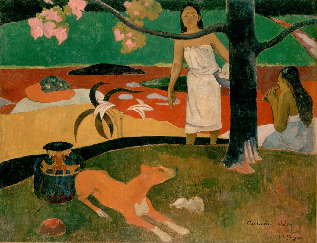 "Pastorales Tahitiennes" by Paul Gauguin,  1892