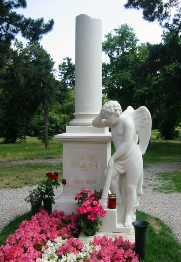 Mozart's grave