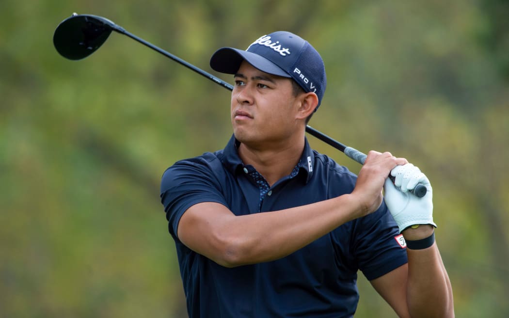 Golfer Denzel Ieremia from New Zealand