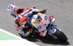 Marc Marquez is racing for Gresini Racing MotoGP, 2024.