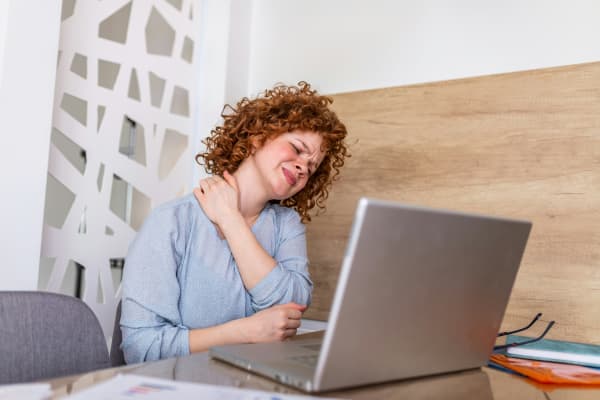 Overdoing any task, whether it be weight training or sitting at the computer for too long, can overtax the muscles as well as the brain.