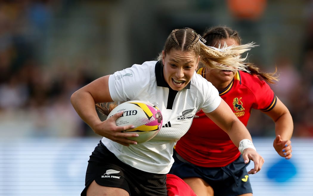 Amy du Plessis of New Zealand , 2025 World Cup.