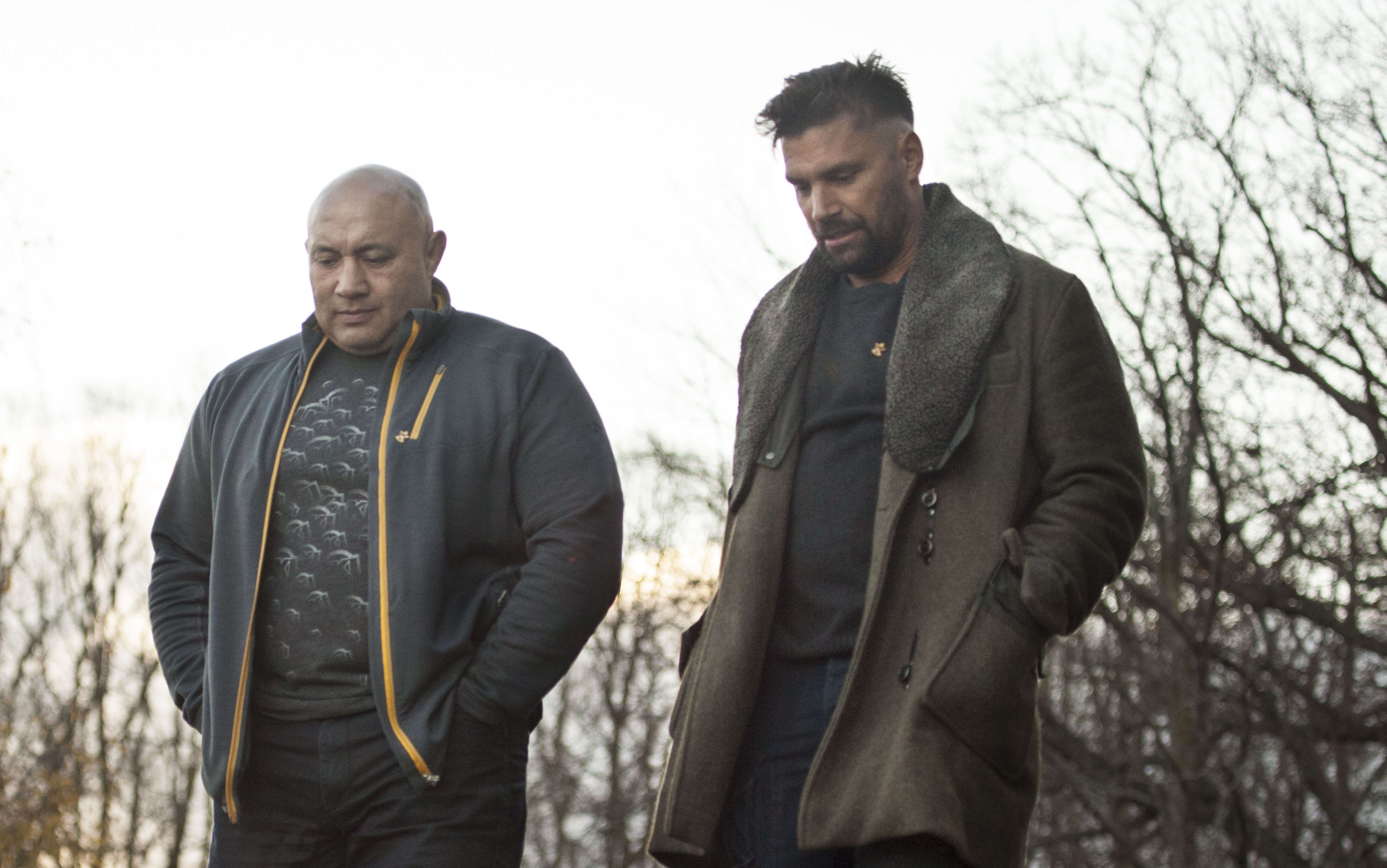Norm Hewitt and Manu Bennett