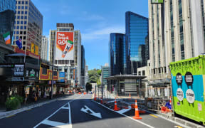 Victoria Street Auckland - pictured January 2024.
