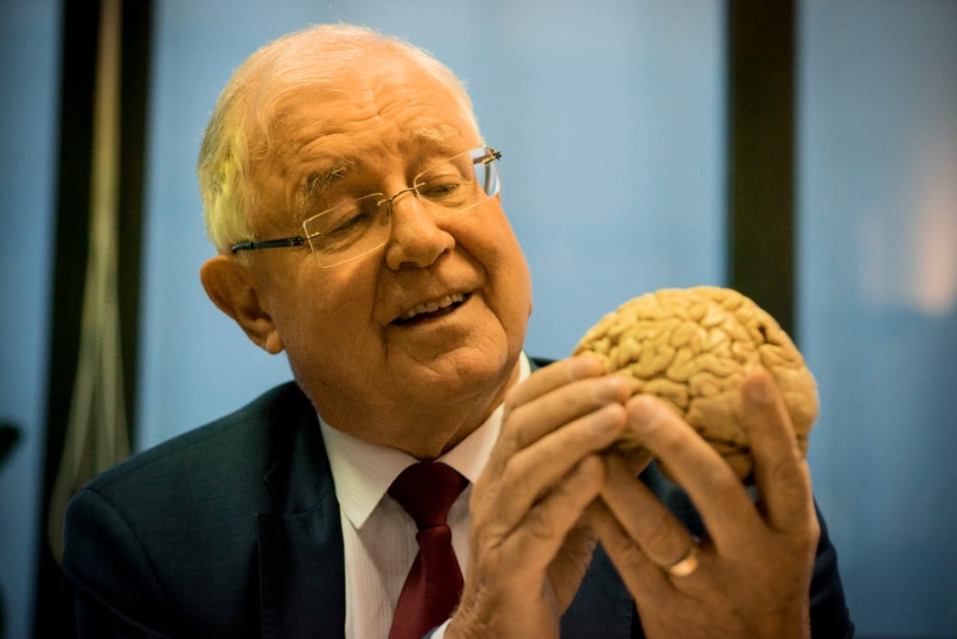 A portrait of Sir Richard Faull.