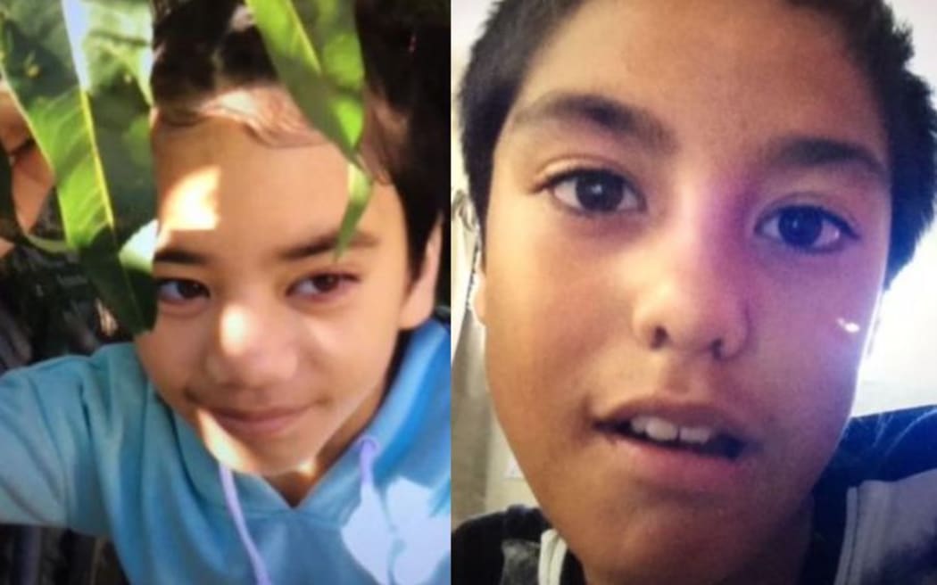 Missing Napier kids Daytona (left) and Kingston Kerehoma.