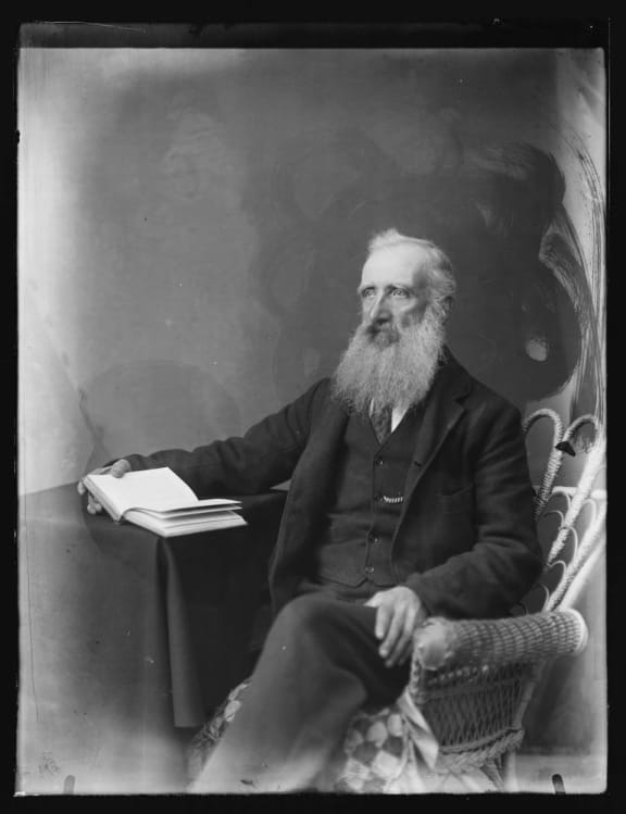 A portrait of Kimble Bent taken when he was interviewed by James Cowan in the 1900s