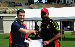 PNG captain Assad Vala picked up another man of the match award.