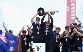 Team NZ is bringing the Auld Mug home after 14 years away with a 7-1 win over Oracle Team USA in Bermuda.