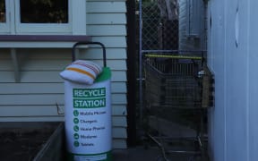 Items left outside the outreach centre.