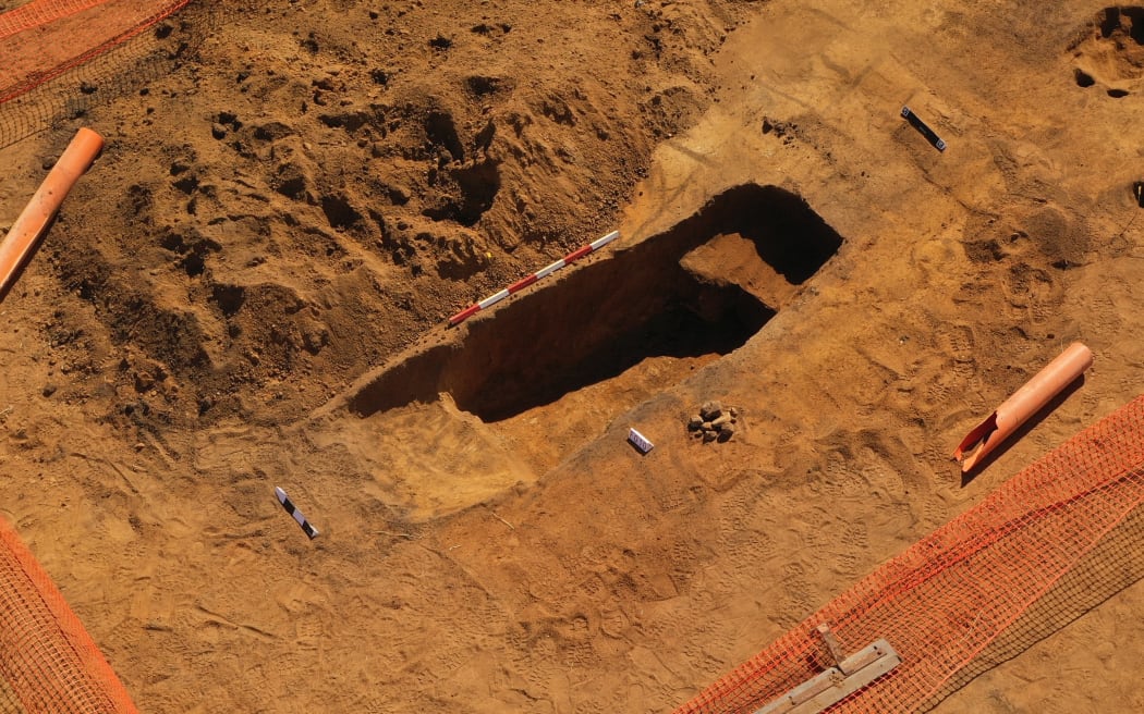 Two Home Guard rifle pits from WW2 were found to the north of the intersection of SH3.