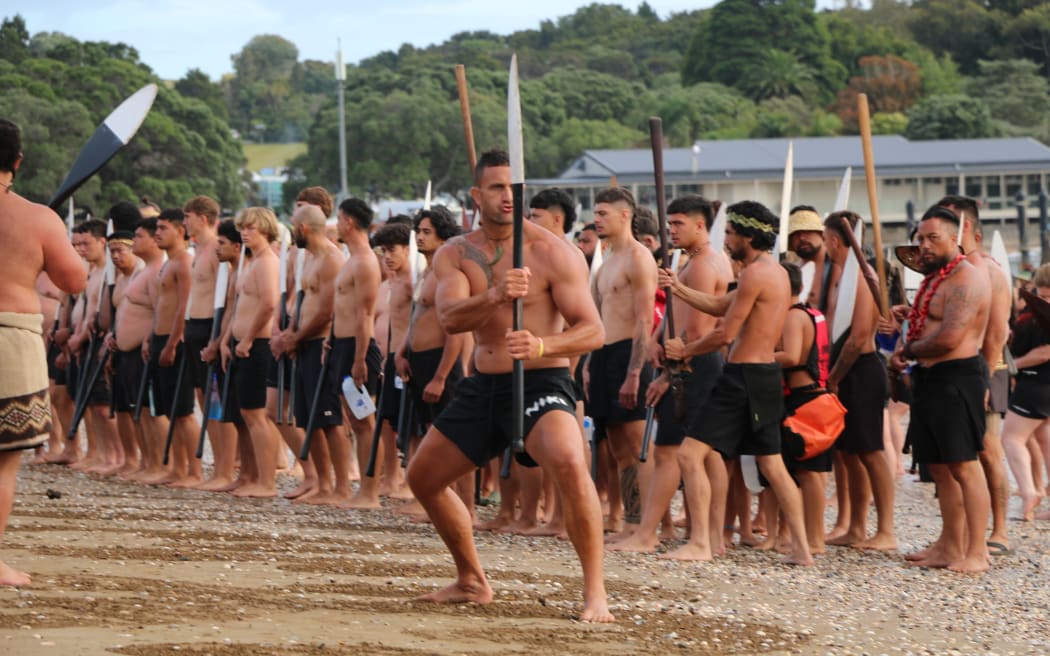 Kaihoe at Waitangi Day 2025.