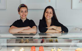 Sweet Soul Patisserie owners Taina Scur (right) with her sister Rea.