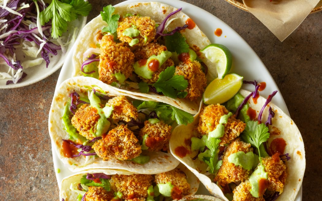Olivia Galletly's crunchy cauliflower tacos.