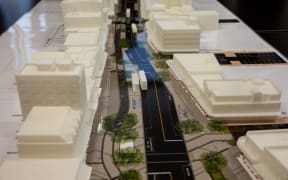 Mock-up of what Courtney Place will look like once the Golden Mile project is completed.