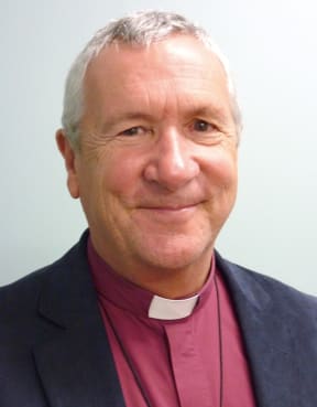 A portrait of Bishop Richard Ellena, Bishop of Nelson.