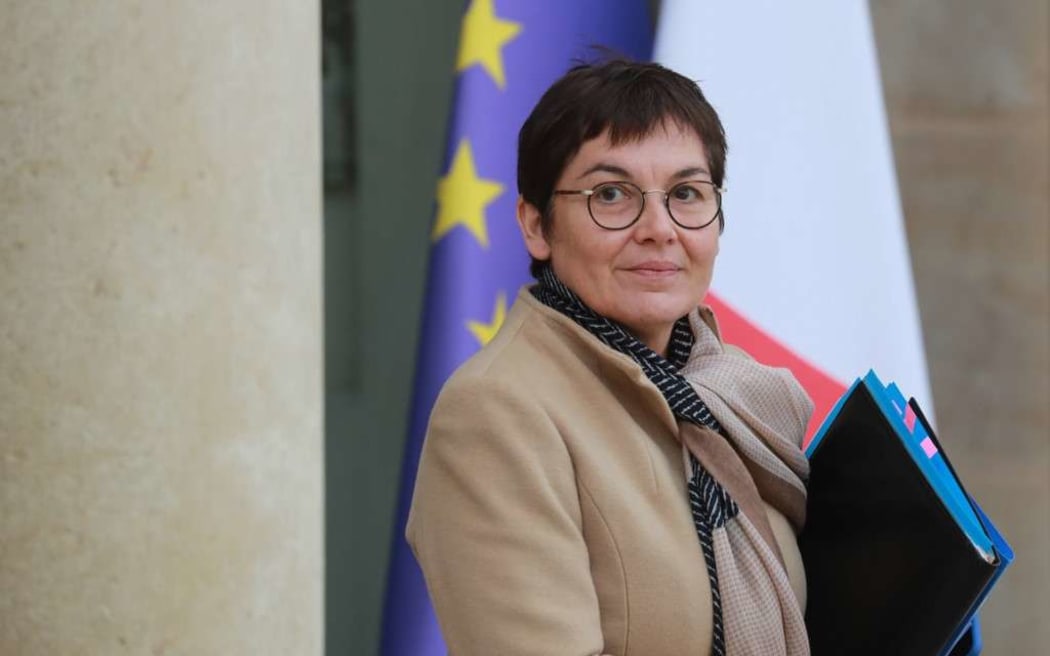 French Overseas Minister Annick Girardin on January 29, 2020 in Paris.