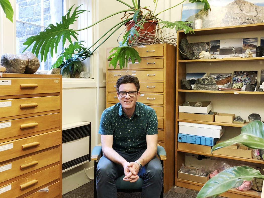 Dr James Scott in his office.