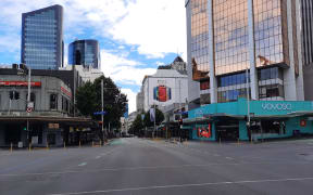Central Auckland at 9am on the first morning of the latest level 3 lockdown.