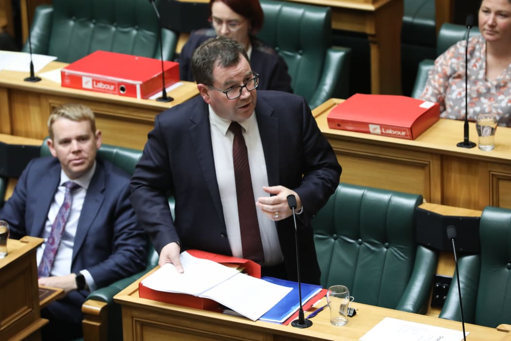 Minister of Finance Grant Robertson in the House