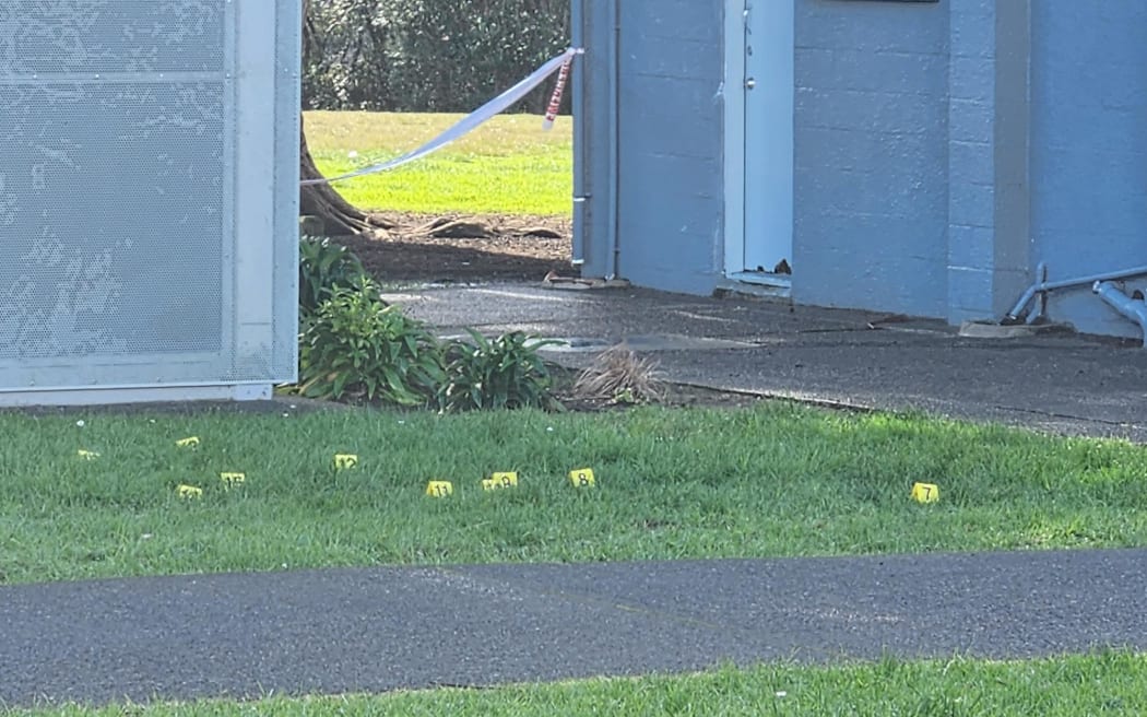 A house and vehicle were shot at in Beach Haven on 23 Tuesday.