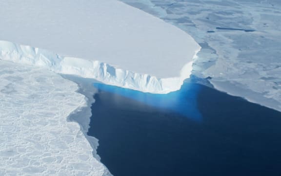 Thwaites Glacier in Western Antarctica.