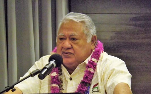 Samoa PM and Police Minister, Tuilaepa Sailele Malielegoai