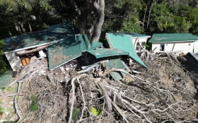 Muriwai flood damage